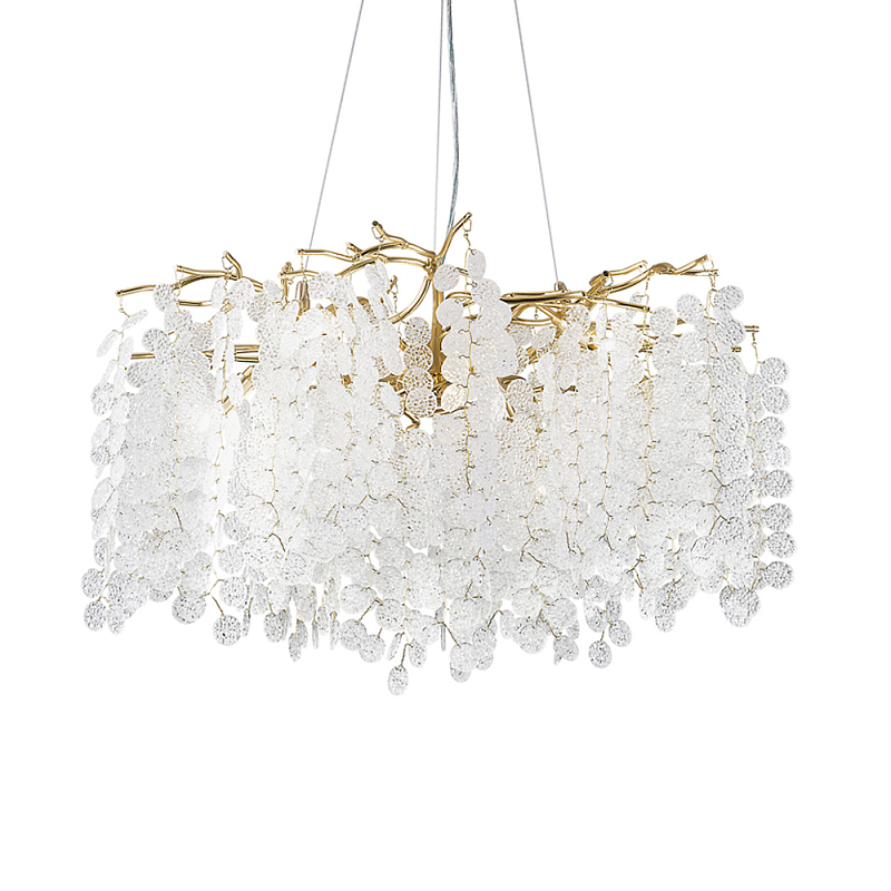Люстра Raindrops Золотая Золотой в Новосибирске | Loft Concept 