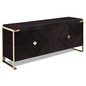 Комод в стиле арт-деко Mercer Golden Geometry