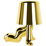 Настольная лампа фигурная цвета золото с гладким абажуром Высота 17 см Sophia варинант исполнения - 4 | Loft Concept в Новосибирске