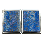 Портсигар с газовой зажигалкой из натурального камня Лазурит Stone Cigarettes Cases варинант исполнения - 9 | Loft Concept в Новосибирске