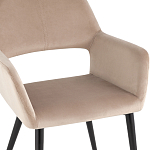 Стул с подлокотниками бежевый NEASAN STOOL варинант исполнения - 6 | Loft Concept в Новосибирске