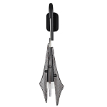 Бра черного цвета с плафоном из рельефного стекла Glass Pod варинант исполнения - 7 | Loft Concept в Новосибирске