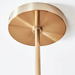 Люстра линейная с 2-мя белыми плиссированными тканевыми абажурами Combination варинант исполнения - 1 | Loft Concept в Новосибирске