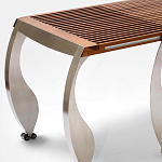 Дизайнерский раздвижной обеденный стол Poltronova Split Dining Table варинант исполнения - 8 | Loft Concept в Новосибирске