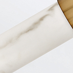 Бра для ванных комнат вертикальное с вытянутым плафоном из алебастра Hinkley варинант исполнения - 6 | Loft Concept в Новосибирске