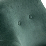 Кресло велюровое темно-зеленого цвета Diaspro Green Armchair варинант исполнения - 5 | Loft Concept в Новосибирске