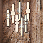 Подвесной светильник с белыми матовыми плафонами Hiding secrets варинант исполнения - 5 | Loft Concept в Новосибирске