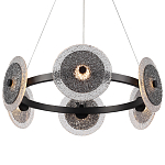 Люстра с плафонами из фактурного двойного стекла Heterochromia варинант исполнения - 2 | Loft Concept в Новосибирске