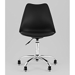 Офисный стул на металлическом основании EGGERY Black пластик варинант исполнения - 5 | Loft Concept в Новосибирске