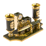 Настольный письменный набор из нефрита с ножом для бумаг в подарочной коробке Maecenas варинант исполнения - 2 | Loft Concept в Новосибирске