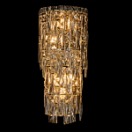 Бра с каскадом из прозрачного хрусталя и корпусом золотого цвета Constant Sparks варинант исполнения - 1 | Loft Concept в Новосибирске