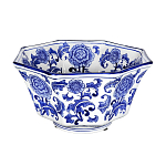 Чаша белая с синим цветочным узором Chino Dishes варинант исполнения - 1 | Loft Concept в Новосибирске