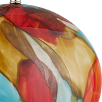 Настольная лампа разноцветная с овальным тканевым абажуром Abstraction варинант исполнения - 1 | Loft Concept в Новосибирске