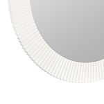 Зеркало в круглой фактурной раме Mirror Modern Texture белое варинант исполнения - 2 | Loft Concept в Новосибирске