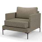 Мебельная ткань Шенилл коричневый цвет 138 см T4-28 варинант исполнения - 7 | Loft Concept в Новосибирске