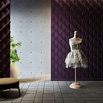 Гипсовая 3D Панель ORIGAMI варинант исполнения - 1 | Loft Concept в Новосибирске