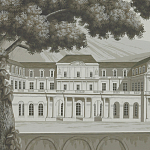 Обои ручная роспись Monuments of Paris Eau Forte on scenic paper варинант исполнения - 3 | Loft Concept в Новосибирске