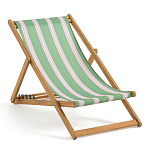 Шезлонг из акации и ткани Argentina варинант исполнения - 1 | Loft Concept в Новосибирске