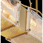 Люстра прямоугольная из фактурного стекла Chandelier Beam варинант исполнения - 1 | Loft Concept в Новосибирске