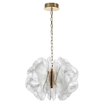 Люстра с крупными рельефным декором в виде лепестков 60 см Ethereal Bloom варинант исполнения - 2 | Loft Concept в Новосибирске