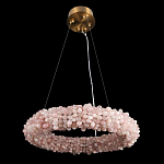 Люстра кольцевая с частичками натурального горного хрусталя Crystal Shimmer варинант исполнения - 3 | Loft Concept в Новосибирске
