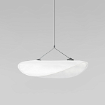 Подвесной светильник с белым тканевым плафоном в форме облака Crystal Cloud Junction варинант исполнения - 6 | Loft Concept в Новосибирске