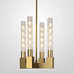Люстра CANELLE Pendant lamp 4 Modern Brass варинант исполнения - 2 | Loft Concept в Новосибирске