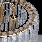 Люстра с подвесными рифлеными стеклянными трубками Nembus варинант исполнения - 19 | Loft Concept в Новосибирске