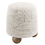 Пуф Wakonda ножки с деревянными шариками  варинант исполнения - 2 | Loft Concept в Новосибирске