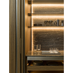 Кухонный гарнитур из дерева и камня с раздвижными дверцами OPERATING COLUMN 2.0 Dada Engenereed Kitchen варинант исполнения - 2 | Loft Concept в Новосибирске