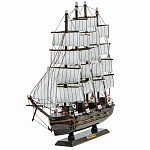 Декоративная модель деревянного тёмно-коричневого парусника в подарочной упаковке With The low варинант исполнения - 3 | Loft Concept в Новосибирске