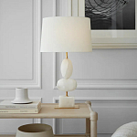 Настольная лампа на фигурном мраморном основании Conundrum варинант исполнения - 2 | Loft Concept в Новосибирске