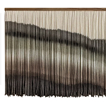 Пейзаж из нитей Макраме Wall decor Black and White Landscape варинант исполнения - 5 | Loft Concept в Новосибирске