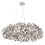 Люстра подвесная круглая с многочисленными металлическими круглыми элементами Terzani Argent варинант исполнения - 3 | Loft Concept в Новосибирске