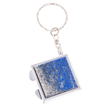 Зеркало брелок складное двухстороннее из натурального камня Лазурит Stone Mirrors варинант исполнения - 5 | Loft Concept в Новосибирске