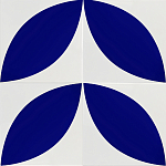 Дизайнерская плитка с узором Лепесток варинант исполнения - 2 | Loft Concept в Новосибирске