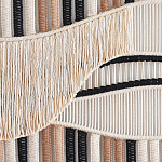 Художественный Гобелен из нитей Макраме Dunes Wall Art варинант исполнения - 2 | Loft Concept в Новосибирске