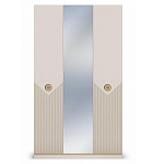 Шкаф трёхдверный с 1-ой зеркальной дверью Satin Furniture варинант исполнения - 2 | Loft Concept в Новосибирске