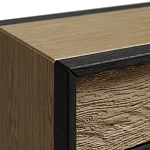 Комод 4 ящика с подсветкой на рельефном фасаде Warm Industrial варинант исполнения - 4 | Loft Concept в Новосибирске