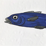 Плитка с узором Рыба пловчиха варинант исполнения - 5 | Loft Concept в Новосибирске