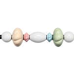 Подвесной светильник линейный с керамическими элементами 24W LED Fragrant Light варинант исполнения - 5 | Loft Concept в Новосибирске