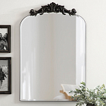 Зеркало с изысканной короной и безрамным полотном Crowned Mirror варинант исполнения - 1 | Loft Concept в Новосибирске