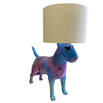 Лампа COLLECTION OF DOGS с абажуром Бультерьер варинант исполнения - 2 | Loft Concept в Новосибирске