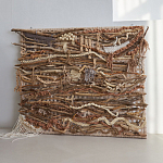 Большая Абстрактное Панно из веток и нитей Dryad Wall Art варинант исполнения - 4 | Loft Concept в Новосибирске