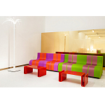 Дизайнерское кресло зеленое Poltronova Sofo Verosa Green Pink Armchair варинант исполнения - 18 | Loft Concept в Новосибирске