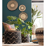 Шарообразная корзина с орнаментом Jokia Wicker Basket варинант исполнения - 3 | Loft Concept в Новосибирске