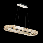 Люстра овальная с мозаичным хрустальным оформлением Sparks of Crystal варинант исполнения - 1 | Loft Concept в Новосибирске