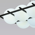 Люстра подвесная с 9-ю плафонами в форме шара Yarvi варинант исполнения - 3 | Loft Concept в Новосибирске