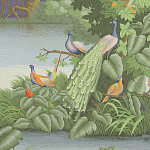 Обои ручная роспись Le Brésil Eden варинант исполнения - 1 | Loft Concept в Новосибирске