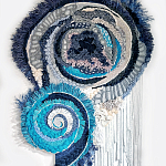 Текстильный Арт-объект ручной работы Galaxy варинант исполнения - 3 | Loft Concept в Новосибирске